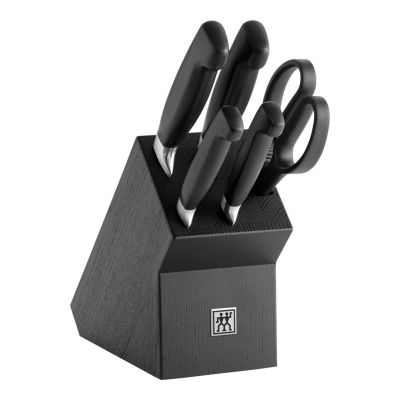 Zestaw 4 noży w bloku ZWILLING Four Star czarny