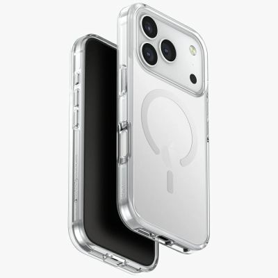 Etui UNIQ Clario Magclick Charging na iPhone 17 Pro - przezroczyste