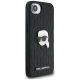 4. Etui Karl Lagerfeld Monogram Karl Head Pin na iPhone 16e - czarne