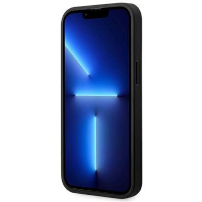 5. Etui BMW Leather Carbon na iPhone 14 Pro Max - czarne