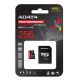 8. ADATA MicroSDXC 256 GB Class 10 UHS-I/U3 A2 V30
