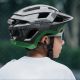 5. Kask rowerowy Rockbros LK-67 młodzieżowy z odpinanym daszkiem 54–58 cm - szary