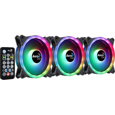 3. WENTYLATOR AEROCOOL PGS DUO 12 PRO ARGB (3x120)