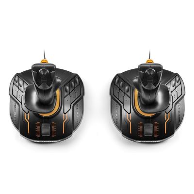 10. Thrustmaster T.16000M FCS SPACE SIM DUO Czarny, Pomarańczowy USB Joystick Analogowa/Cyfrowa PC