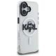 4. Etui Karl Lagerfeld IML Karl Sketch Logo MagSafe na iPhone 16 - przezroczyste