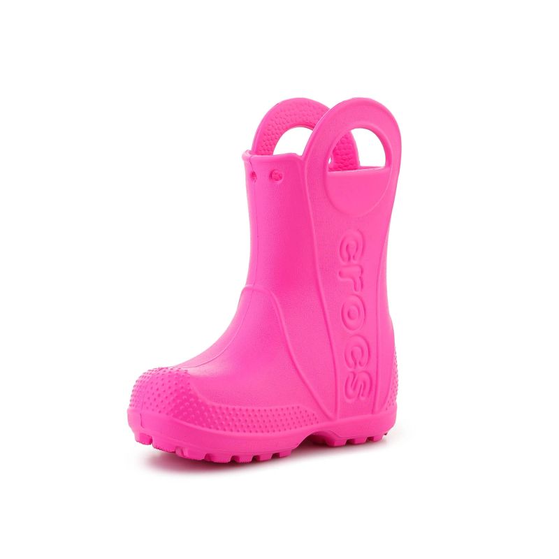 3. CROCS HANDLE IT RAIN BOOT KIDS T PINK CRUSH 211056-6TW