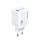 2. Ładowarka sieciowa GaN Wozinsky CGWCW 65W USB-A / 2 x USB-C - biała