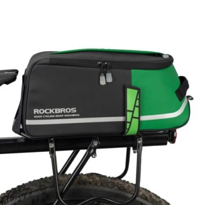 Rockbros torba rowerowa A20 czarno-zielona