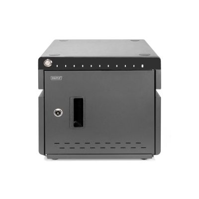 6. Digitus Mobilna desktopowa stacja ładowania do 10 notebooków/tabletów do 13 cala, UV-C, USB-C