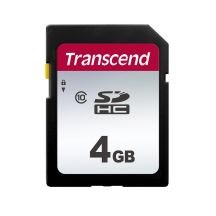 SD Card 4GB Transcend SDHC SDC300S 20/10 MB/s