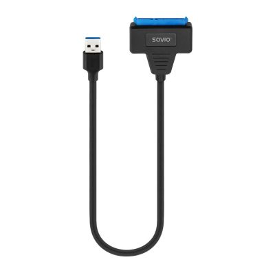 2. SAVIO ADAPTER SATA (F) - USB-A 3.1 GEN 1 (M) DO DYSKÓW 2.5" AK-68