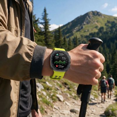 6. Pasek Tech-Protect Iconband Pro na Samsung Galaxy Watch Ultra 47 mm - limonkowo-szary