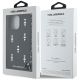 7. Etui Karl Lagerfeld Saffiano Crystals  w/Chain na iPhone 16 Pro - czarne