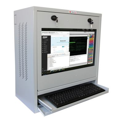 2. TECHLY SZAFA NA KOMPUTER PC PRZEMYSŁOWY 22"