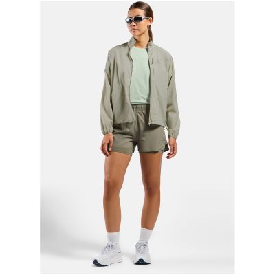 Spodenki damskie Odlo ZEROWEIGHT 3 INCH 2-in-1 short beżowe