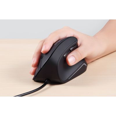 5. Perixx PERIMICE-515 II myszka Biuro Po prawej stronie USB Typu-A Optyczny 1600 DPI