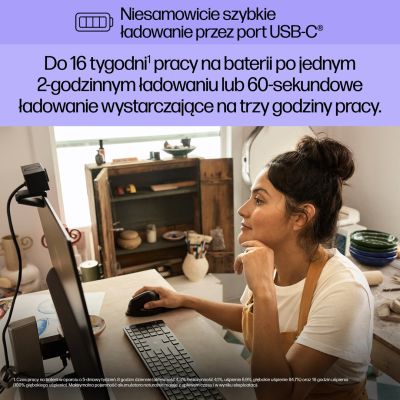 12. Mysz HP 920 Ergonomic Vertical Mouse Black bezprzewodowa czarna