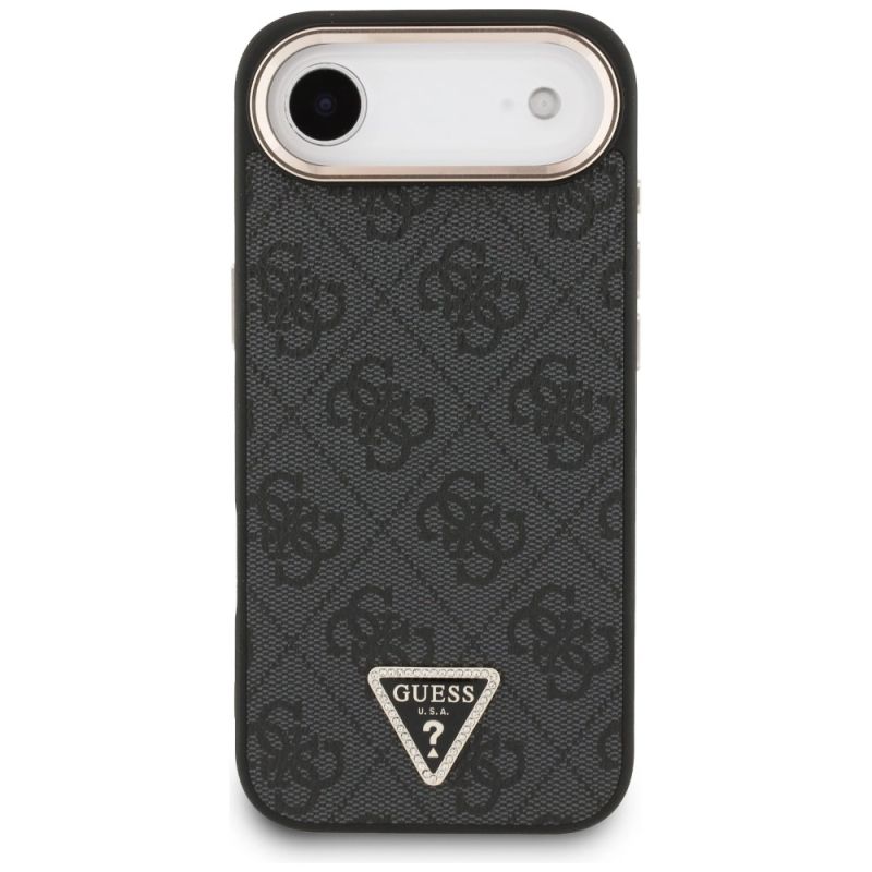 3. Etui Guess 4G Triangle Logo MagSafe naiPhone Air - czarno-złote