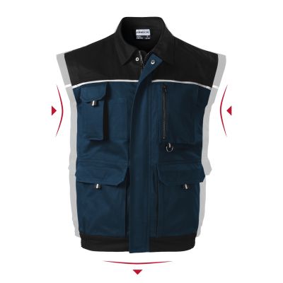 4. Kamizelka Rimeck Woody M MLI-W5202 granatowy