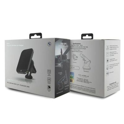 4. Uchwyt indukcyjny BMW MagSafe Signature Edition 15W do szyby lub kratki nawiewu - czarny