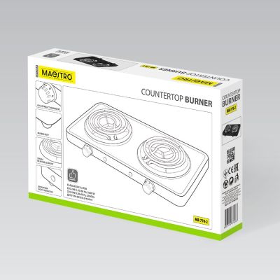 3. Kuchenka elektryczna dwupalnikowa 2000W MR-770-2 MAESTRO