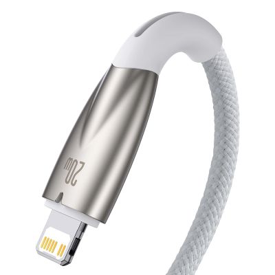 3. Kabel Baseus CADH000002 Lightning - USB-C PD 20W 480Mb/s 1m - biały