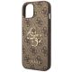 6. Etui Guess 4G Big Metal Logo na iPhone 14 - brązowe