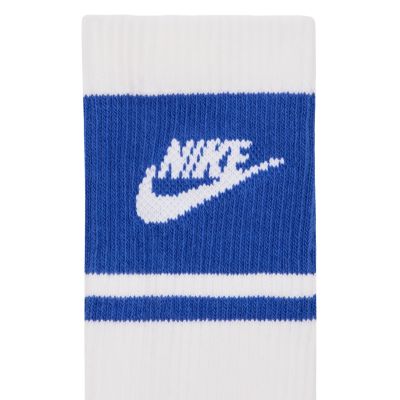 4. Skarpety Nike Everyday Elevated Crew 3 pary biało-niebieskie IM7949 904