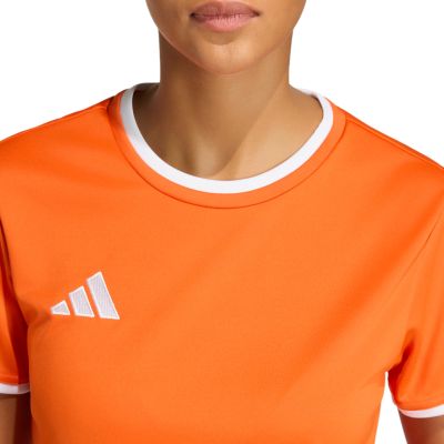 4. Koszulka damska adidas Entrada 26 Jersey pomarańczowa JZ2496