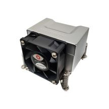 Inter-Tech Q-5 Procesor Radiator 6 cm Czarny, Srebrny 1 szt.