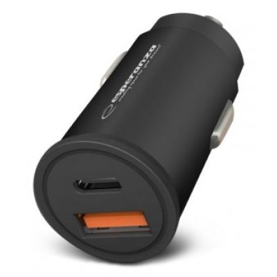 2. ESPERANZA ŁADOWARKA SAMOCHODOWA 20W USB-C PD 20W / USB-A QC 3.0 18W EZC111K