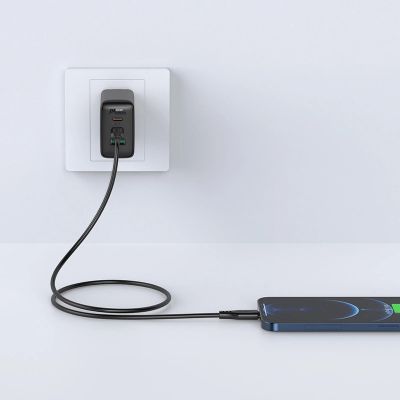 4. Kabel Acefast C3-01 Lightning - USB-C PD 30W 3A 480Mb/s 1,2m - biały