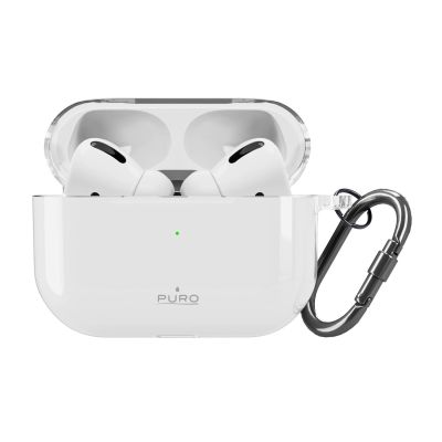 7. Etui Puro 0.3 Nude na AirPods Pro 3 - przezroczyste