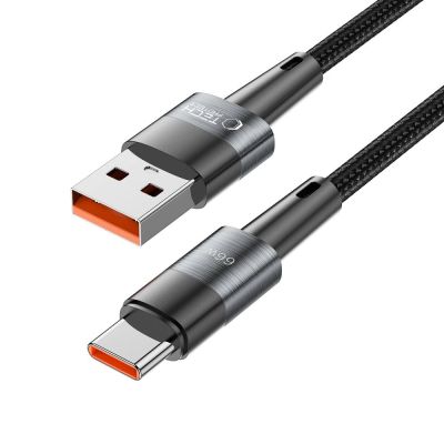 4. Kabel Tech-Protect UltraBoost USB-C / USB-A 66W 6A 0.25m - szary
