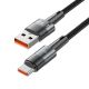 4. Kabel Tech-Protect UltraBoost USB-C / USB-A 66W 6A 0.25m - szary