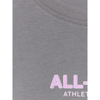 5. T-shirt oversize z nadrukiem dziewczęcy 4F 4FJWAW25TTSHF2387-23S