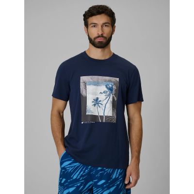 T-shirt regular z nadrukiem męski 4F 4FWSS26TTSHM3034-31S