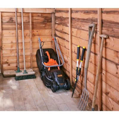 11. Black & Decker BEMW351-QS kosiarka Kosiarka zwykła Czarny, Pomarańczowy