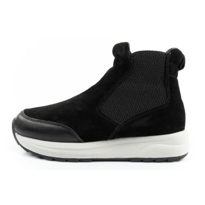 2. Scholl Beverly Bootie buty damskie botki za kostkę skórzane czarne