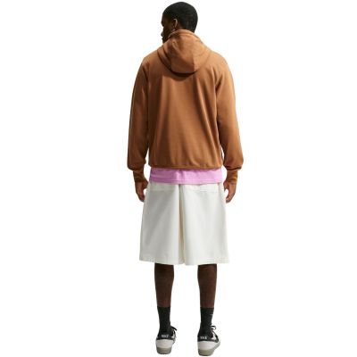 7. Bluza męska Nike Club FT PO Hoodie jasny brąz FN3866 270