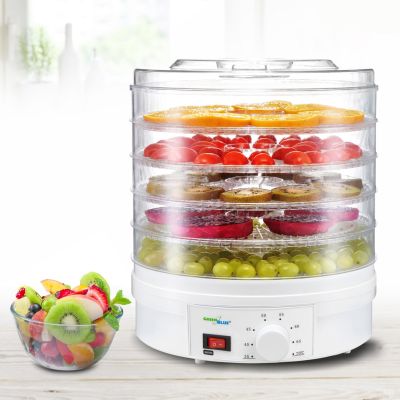 13. Suszarka do grzybów, warzyw i owoców GreenBlue GB190 (250W; kolor biały)