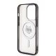 7. Etui Karl Lagerfeld IML Choupette's Head MagSafe na iPhone 15 Pro - przezroczyste