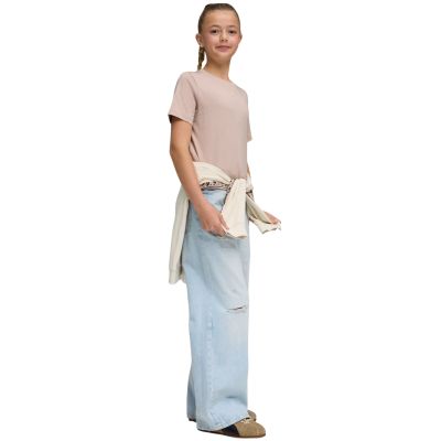 5. Koszulka dla dzieci Puma ESS Centered Cat Logo Tee różowa 692972 89