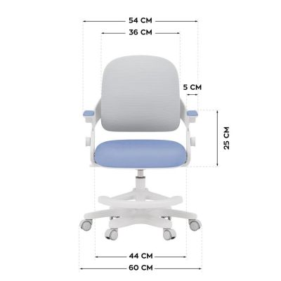 6. Fotel obrotowy Junior 4.3 Blue-Grey