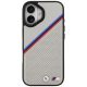 3. Etui BMW M Tricolor Metal Logo MagSafe do iPhone 17 - szare