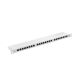 4. Patch panel Lanberg PPS6-0024-S (0.5U; kat. 6; 24xRJ-45)