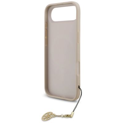 6. Etui Guess 4G Charms Collection MagSafe na iPhone Air - różowe