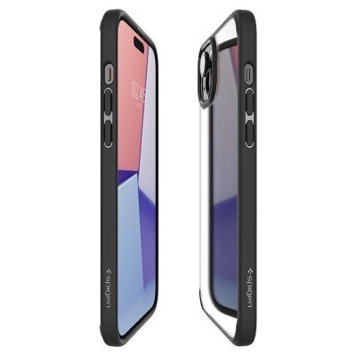 13. Etui Spigen Ultra Hybrid na iPhone 15 - czarny mat