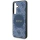 6. Etui Guess 4G Round Patch Classic Logo MagSafe do Samsung Galaxy S25 Plus niebieski