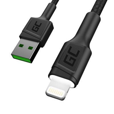 2. GREEN CELL KABEL KABGC12 GC RAY USB - LIGHTNING 200CM, BIAŁY LED, SZYBKIE ŁADOWANIE